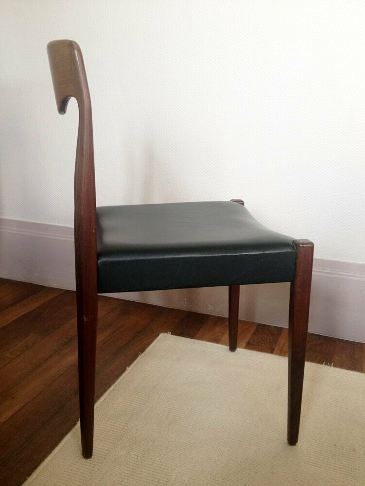 6 chaises scandinaves Niels O. Moller, 1960