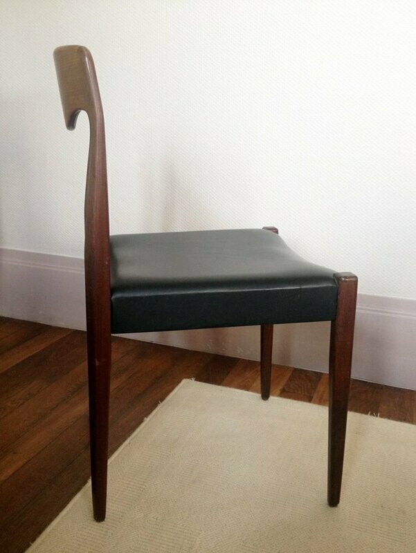 6 chaises scandinaves Niels O. Moller, 1960