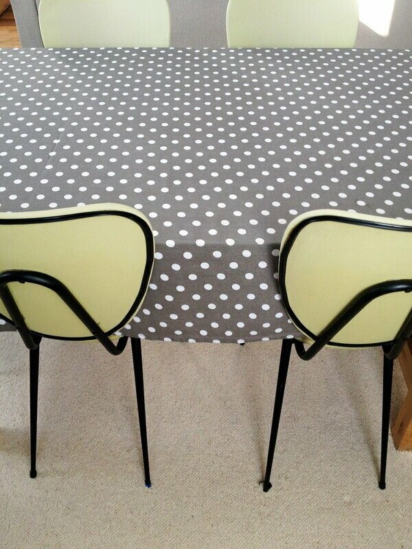 6 chaises style Jaques Hitier, 1960