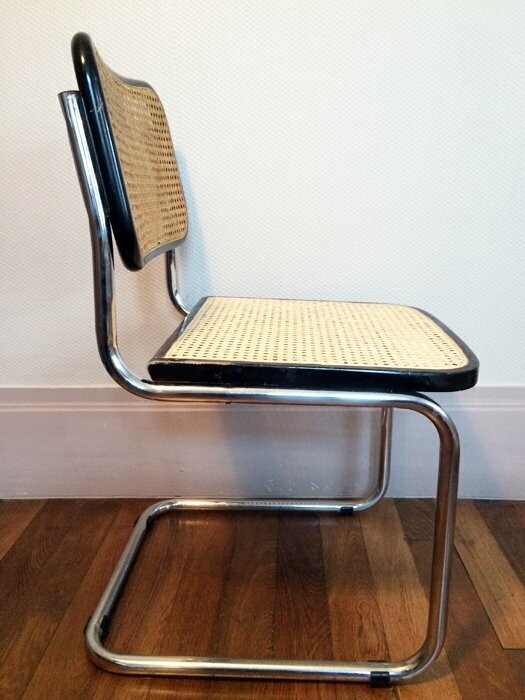 Chaise Marcel Breuer, mod. B32, 1980