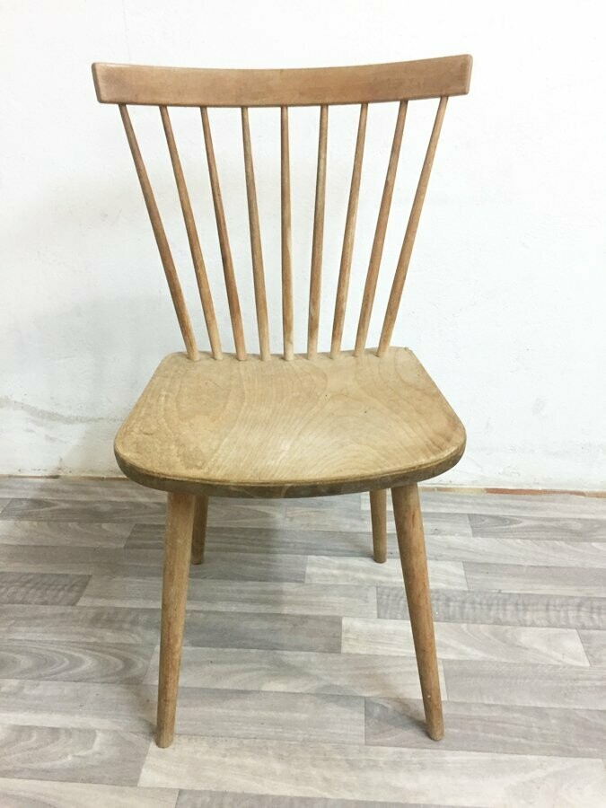 Chaise scandinave à barreaux, 1960