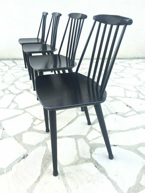 Chaises scandinave "J77" par Folke Pålsson - 1960