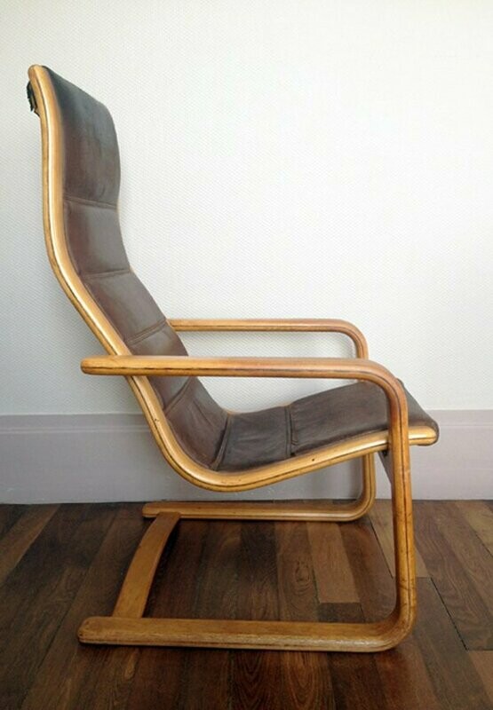 Lounge chair Scandinave « Yngve Ekstrom », 1970