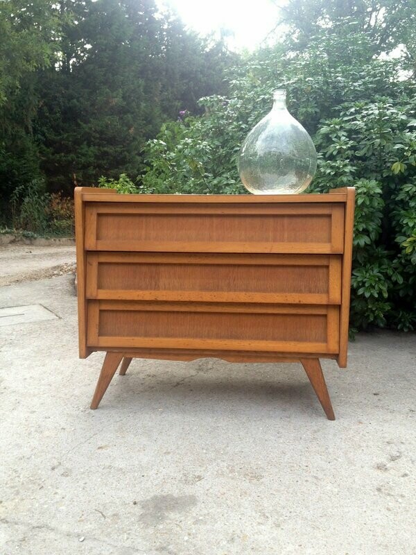 Commode années 50 pieds compas