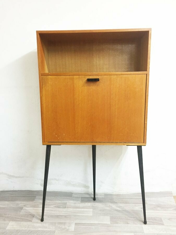 Secrétaire pieds compas modernisme, 1960