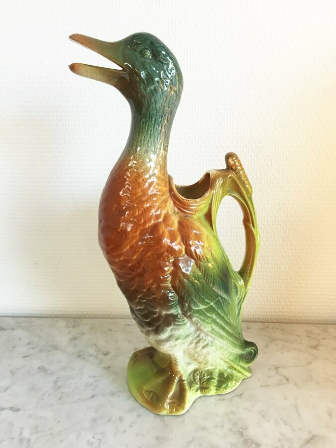 Barbotine canard Saint Clément 1960