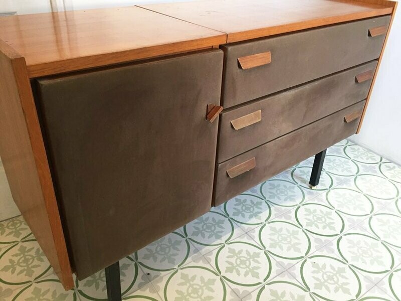 Commode coiffeuse Roger Landault 1970