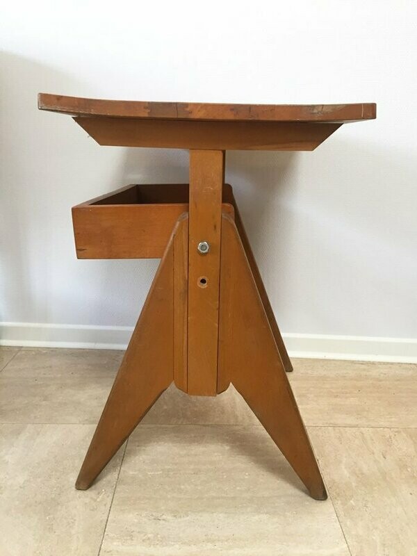 Bureau enfant compas & réglable 1950