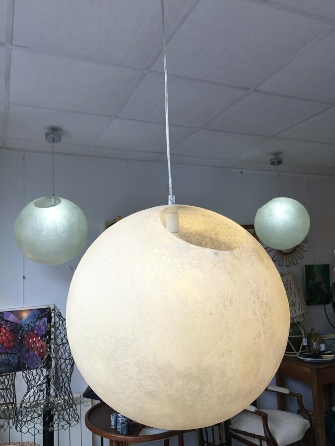 Suspensions vintage en fibre de verre - 1970
