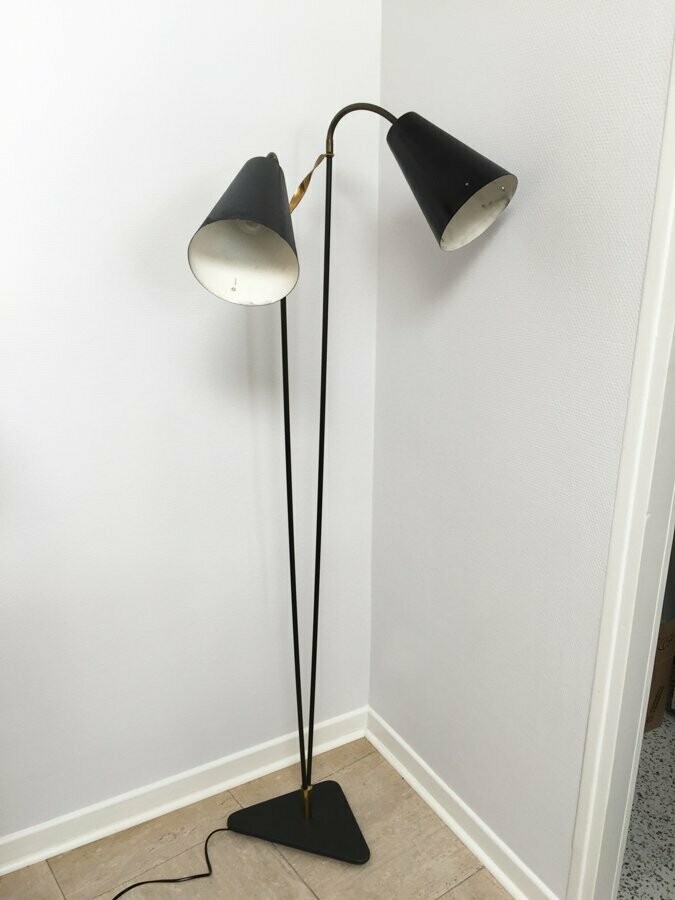 Lampadaire vintage tulipe, 1960