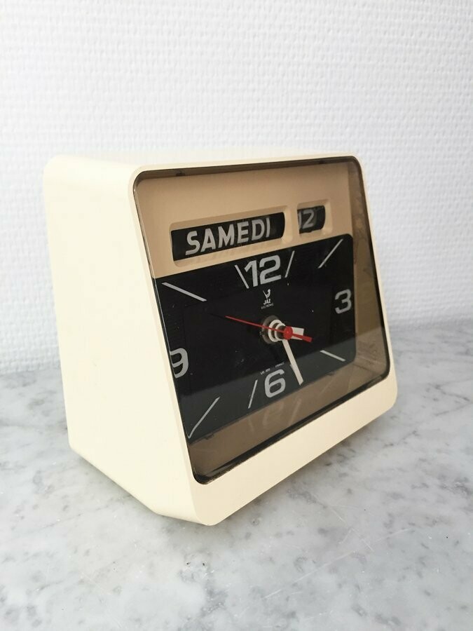 Horloge dateur vintage - JAZ, 1970