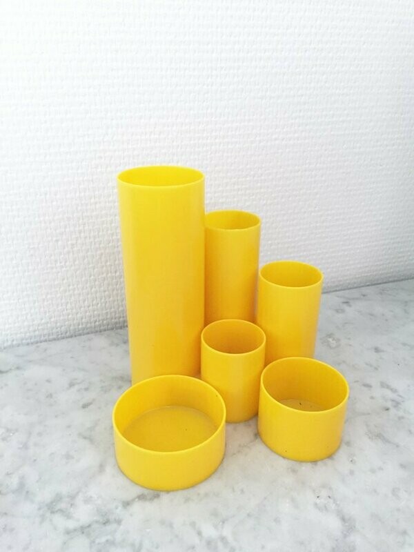 Porte crayons jaune, 1970
