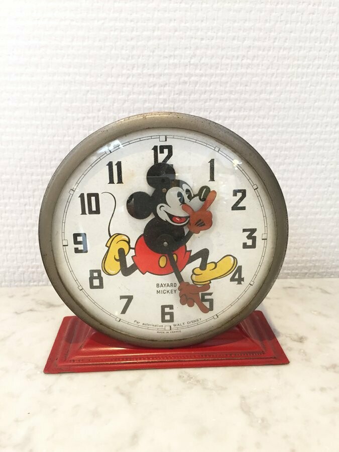Réveil vintage Mickey 1960