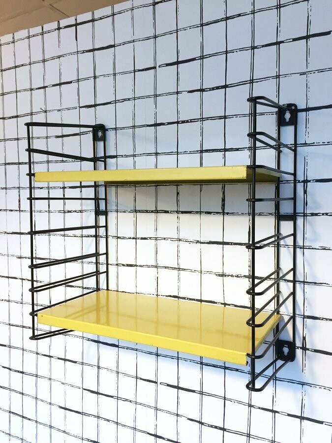 Étagère jaune Tomado, Hollande, 1960