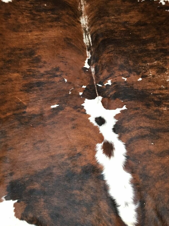 Tapis peau vache XXL vintage années 70