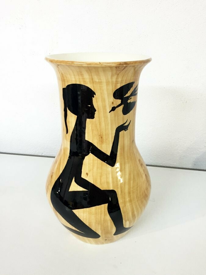 Vase céramique Vallauris Grandjean Jourdan, 1960