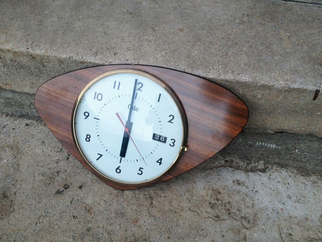 Horloge cuisine vintage Odo, 1960