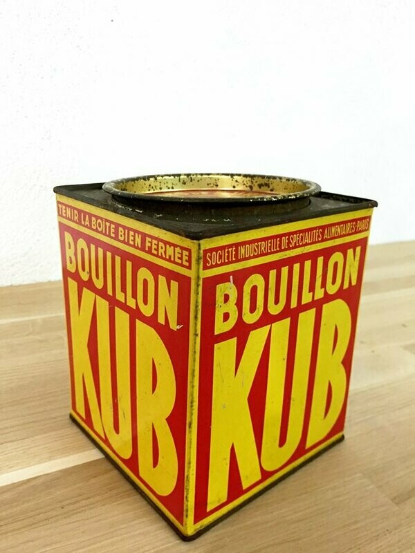 Boite bouillon kub vintage, 1950