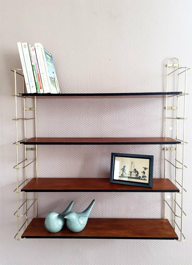 Étagère murale Tomado string vintage, 1960