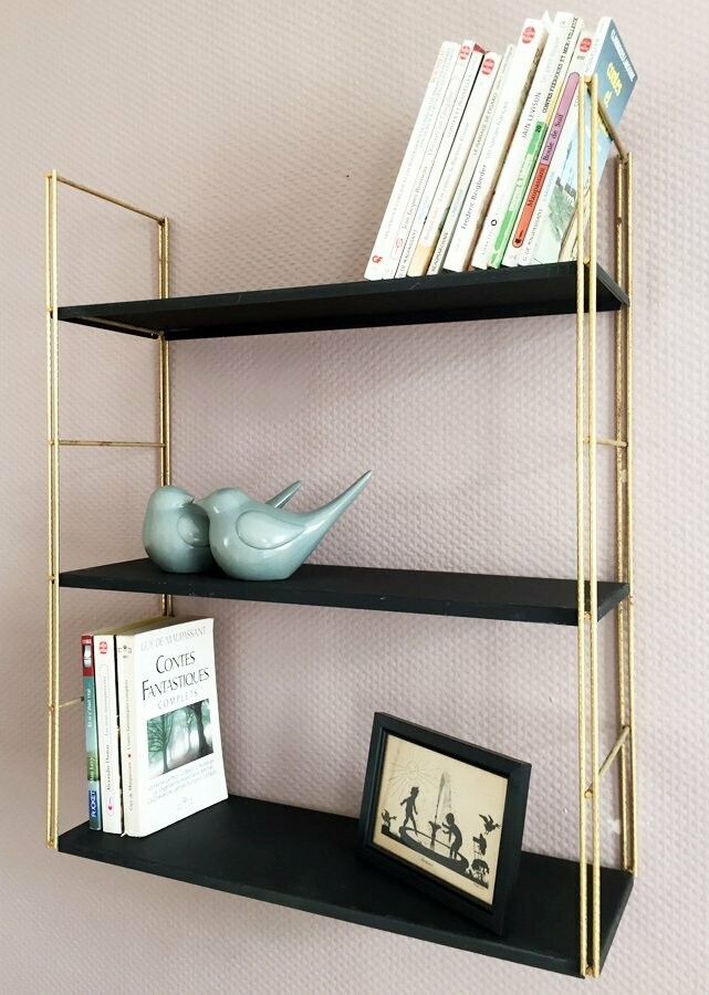 Étagère murale Tomado string vintage des années 60