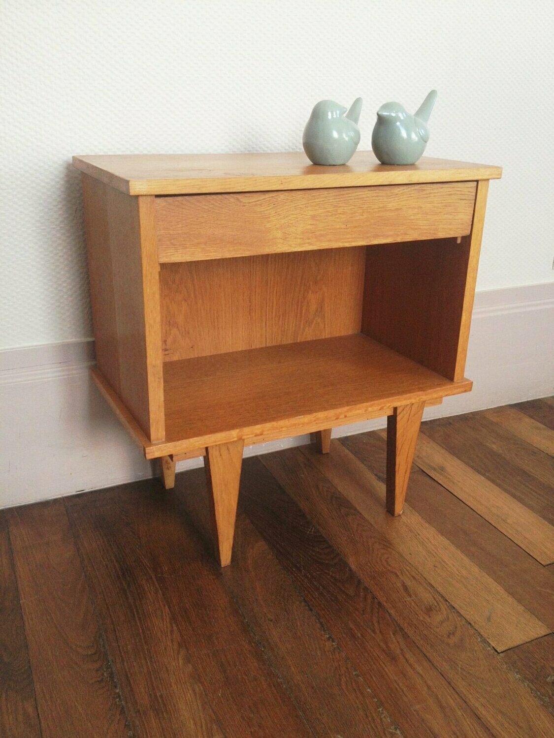 Chevet vintage années 50, pieds compas