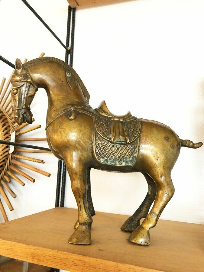 Cheval en bronze indien début 20eme