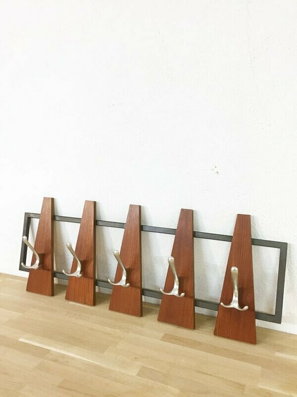 Porte manteau mural scandinave, 1960