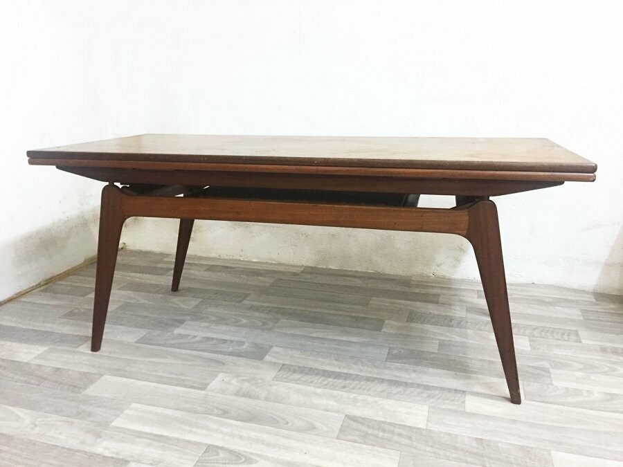 Table basse scandinave 2 en 1, 1960