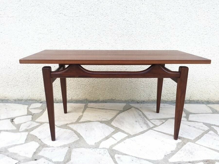 Table basse scandinave teck, 1960