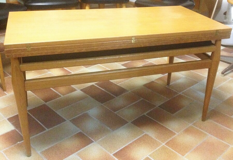 Table basse relevable vintage, 1960