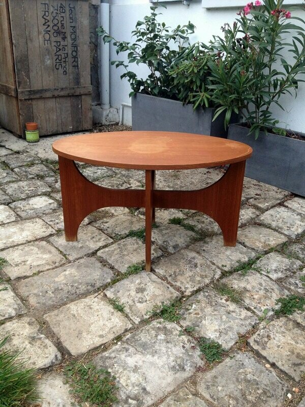Table basse vintage style "Astro", 1960