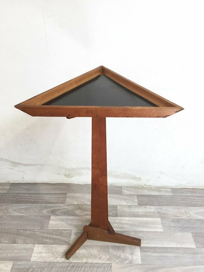 Guéridon Art déco artisanal vintage, 1960