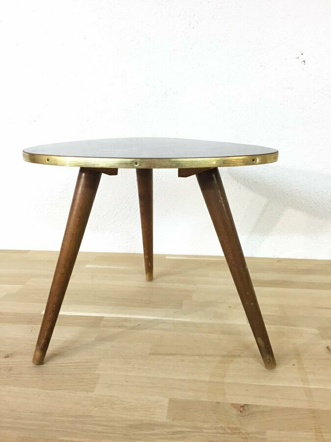 Guéridon vintage tripode 1960
