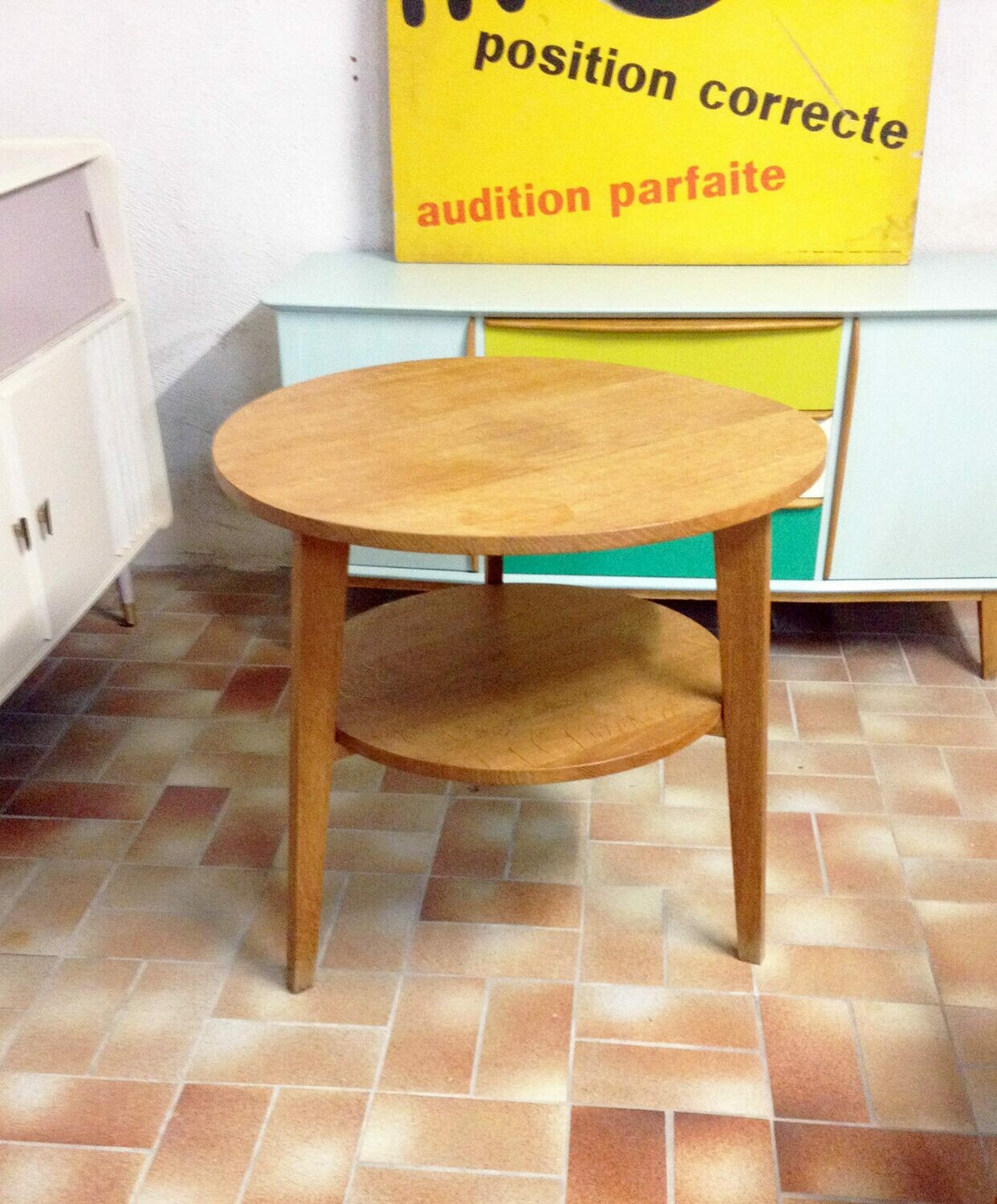 Table tripode années 50