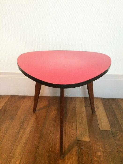 Table basse tripode haricot, 1950