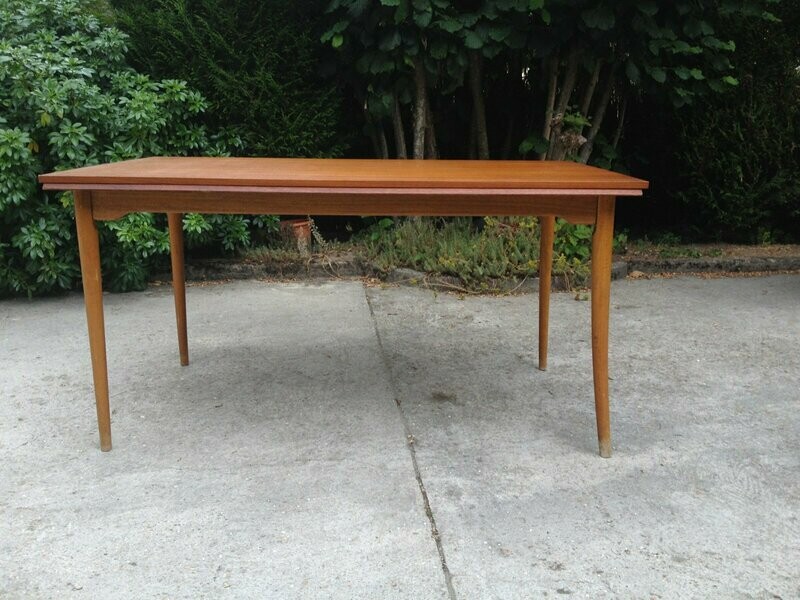 Table scandinave vintage teck, années 60