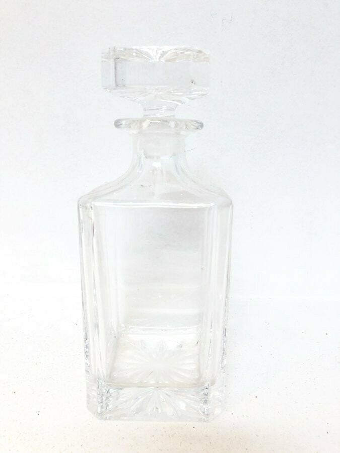 Carafe à whisky, cristal taillé, 1960