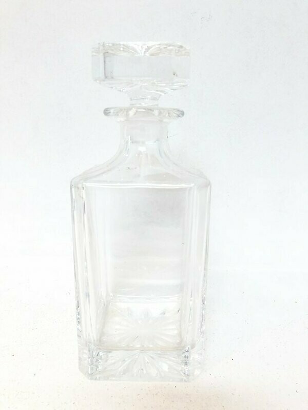 Carafe à whisky, cristal taillé, 1960