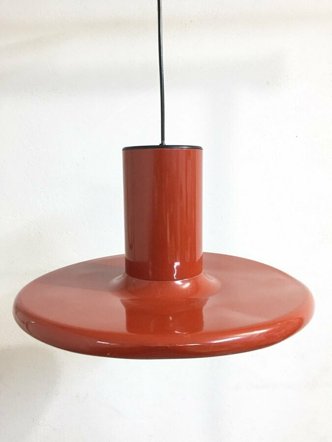Suspension vintage design lita rouge, 1960