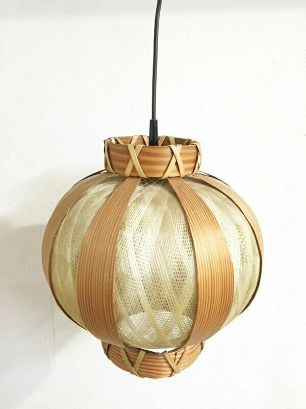 Suspension bois et nylon vintage, 1960