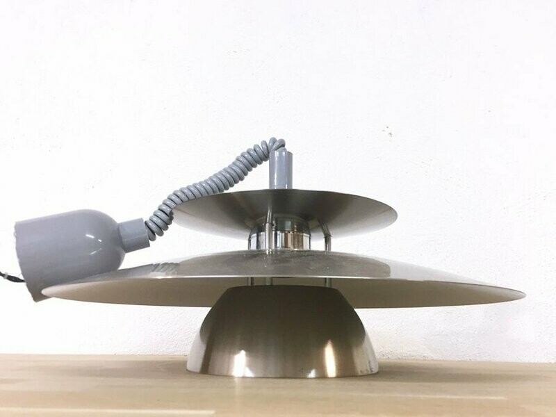 Suspension scandinave argentée 1970