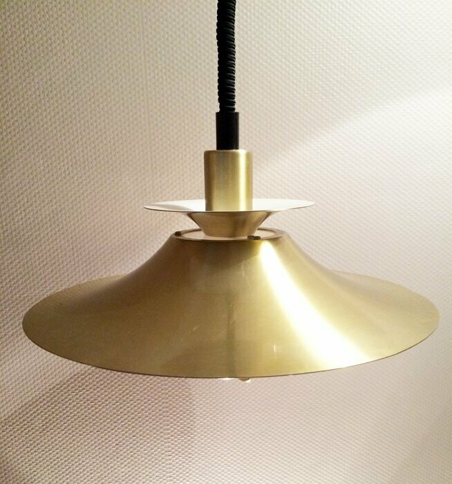 Suspension design scandinave  - alu doré