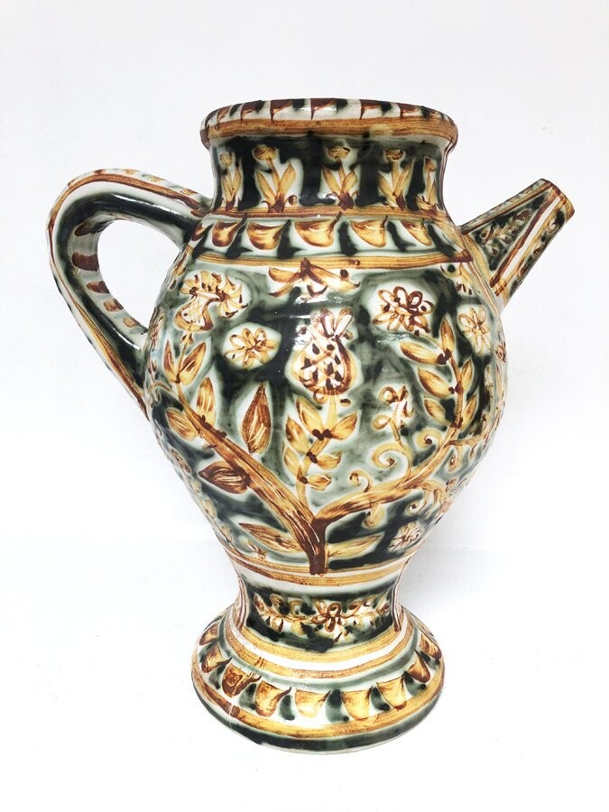 Chevrette faience Keraluc Quimper par Yvain 1960