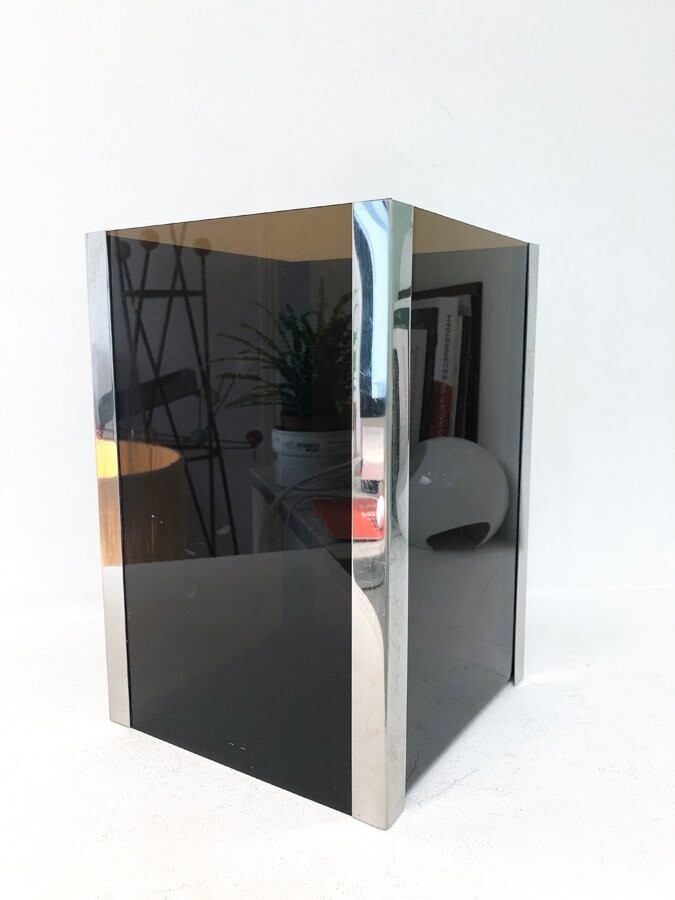 Corbeille papier plexiglas 1970