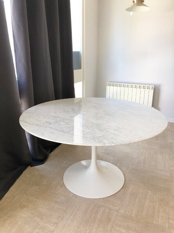 Table tulipe E. Saarinen 137 cm, Ed. knoll, 1970