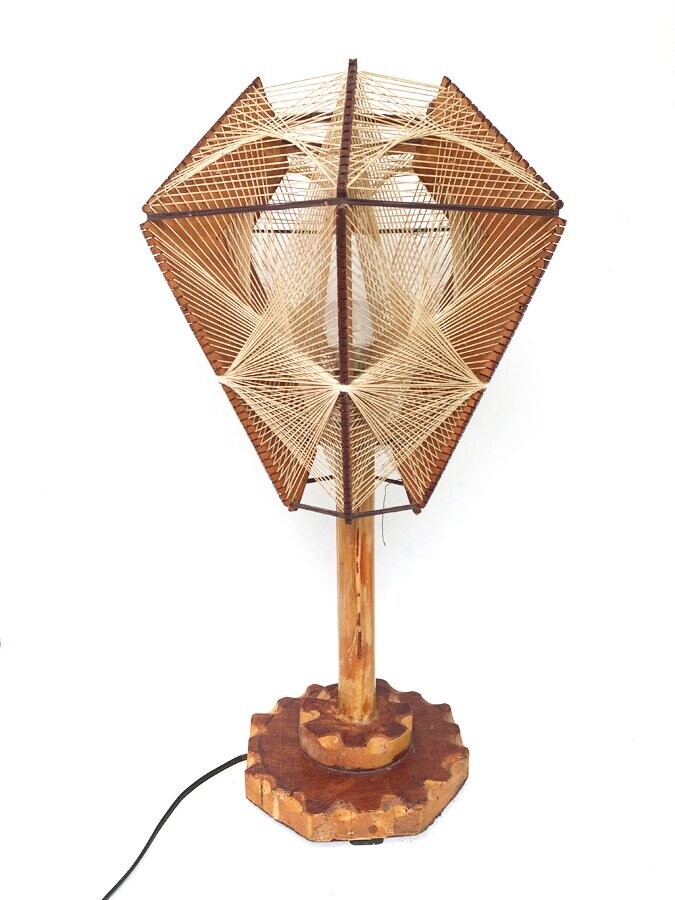 Lampe fil nylon scandinave, 1970