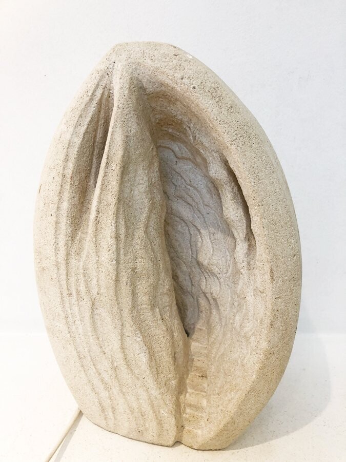 Lampe en pierre Arsène Galisson, 1980