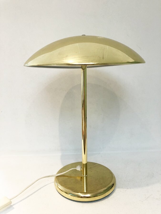 Lampe Ikéa vintage dorée, 1970