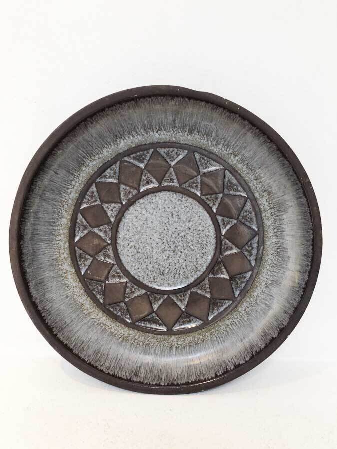 Plat scandinave en céramique, 1970