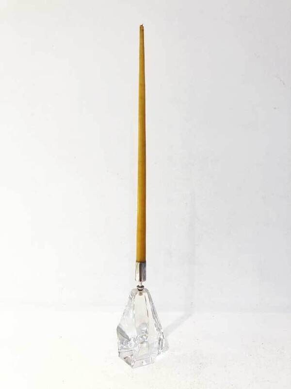 Bougeoir cristal Daum, 1970